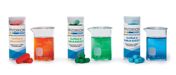 Hydrion Tri-Check Buffer SET-4,7 y 10.