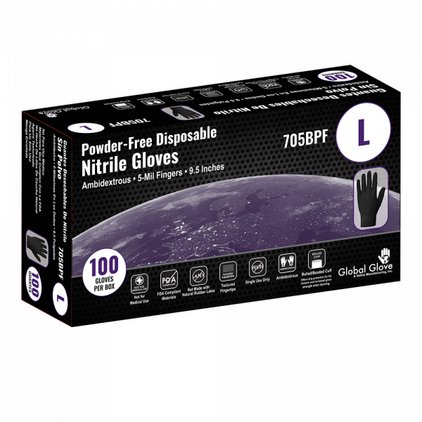 Guantes de Nitrilo Negro